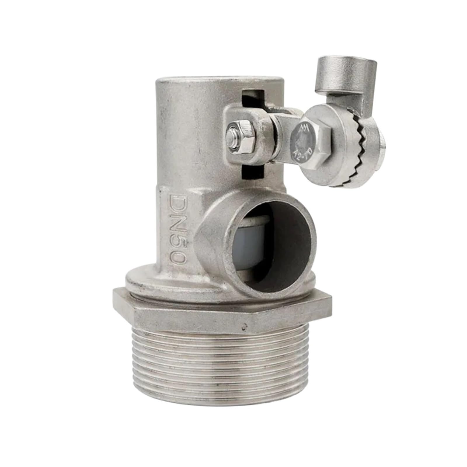 QRUYHBAJU Large DN50 Flow Floating Ball Valve Water Boiler Cold and Hot Water Tank Water Level Regulator Stainless Steel 304