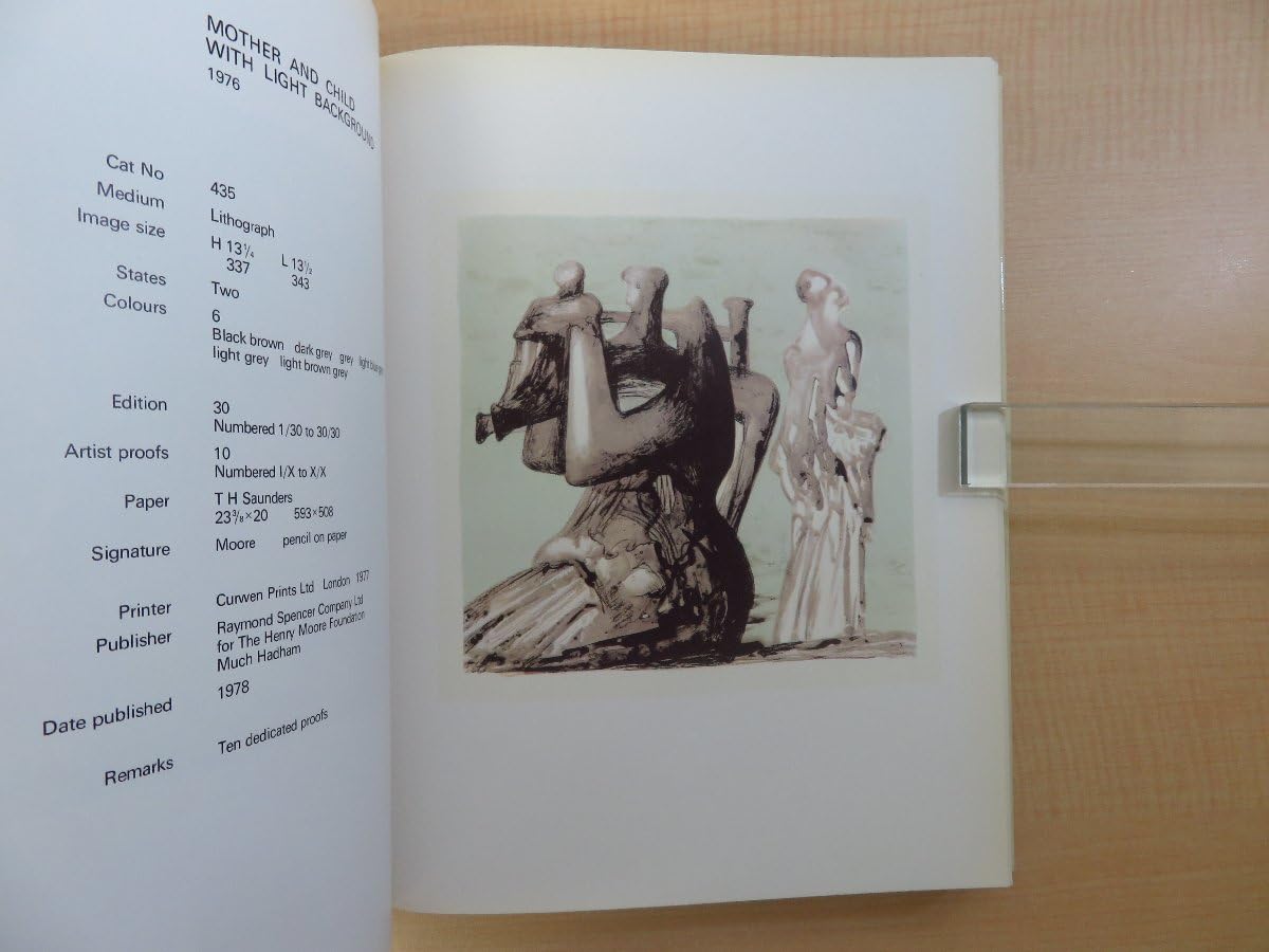 Amazon | ヘンリームーア全版画作品集『Henry Moore catalogue of