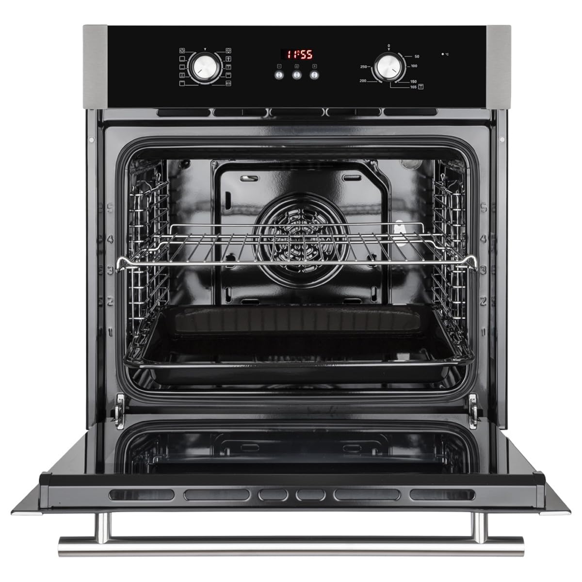 KKT KOLBE Juego de cocina | 60cm Horno electrico empotrable BO8805SS | 59cm Placa vitrocermica CH5901RL | Parrilla | Aire caliente | Temporizador automático | SET8805CH59RL