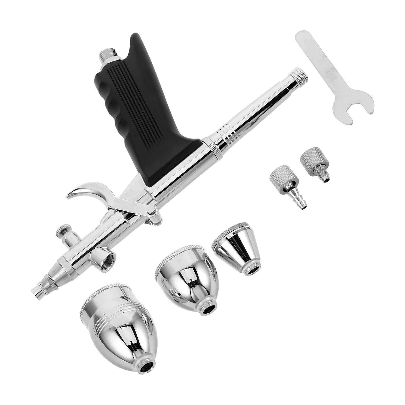 Kit aérographe 0,5 mm Veemoon 116 pistolet argenté de précision