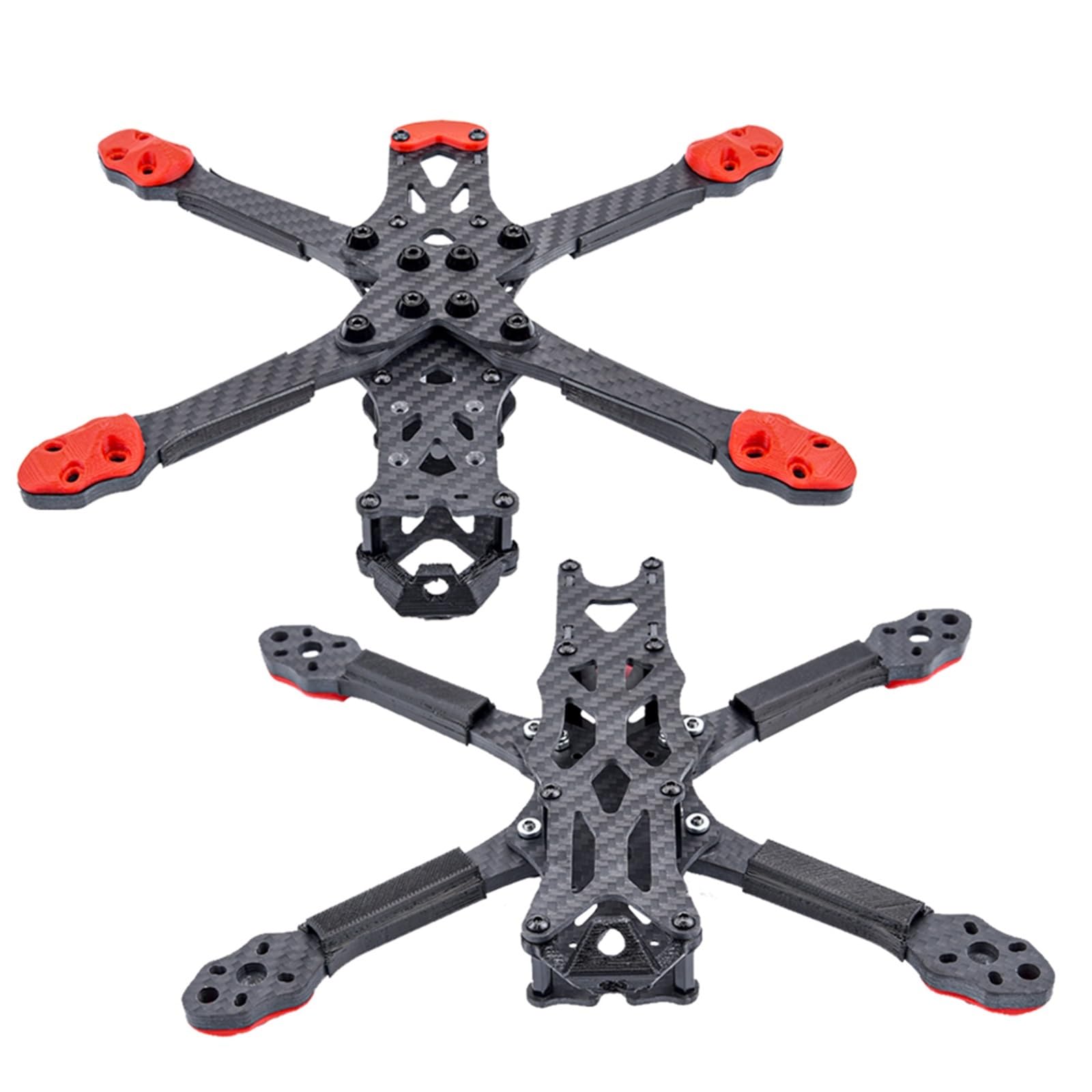 IWBR HD5 225mm HD6 260mm HD7 295mm 5 6 7 pollici in fibra di carbonio APEX-HD Quadcopter Kit telaio for APEX HD FPV RC Racing Drone (Size : APEX-HD 6inch)