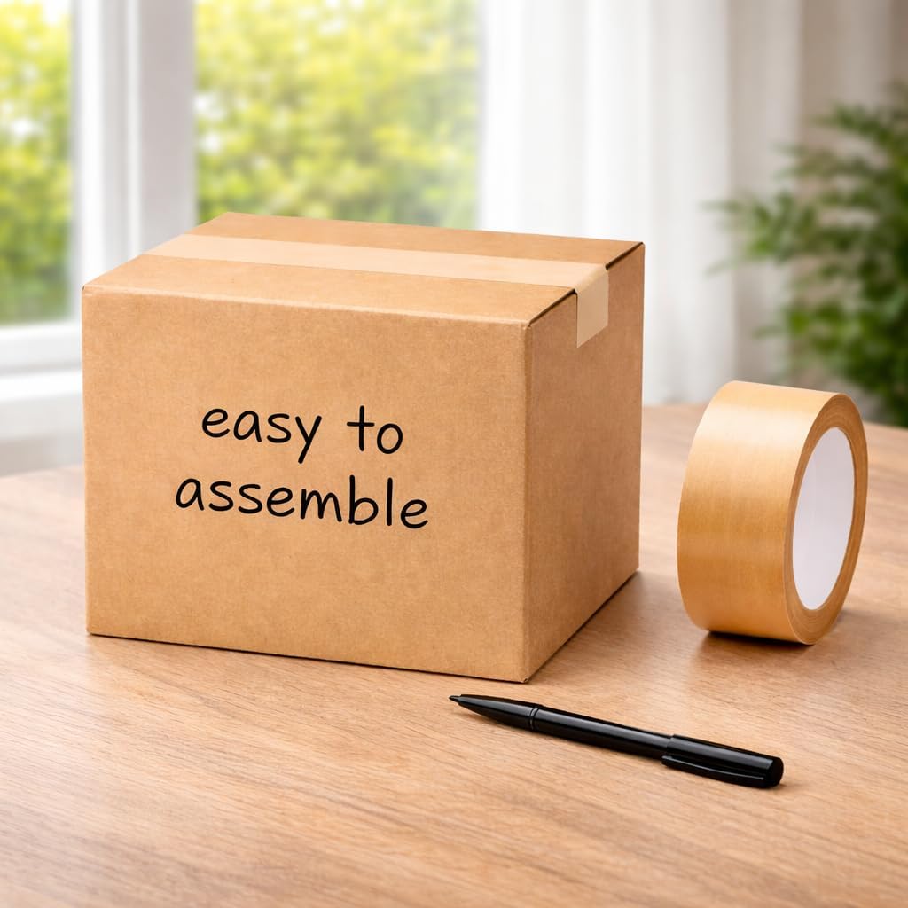4x4x4 Inch Small Shipping Boxes 50 Pack, Snugglestone Brown Corrugated Cardboard Boxes for Small Business Mailing, Packaging, Kraft Cube Box Mailers
