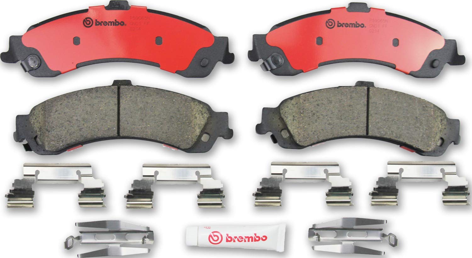 Amazon.com: Brembo P59065N Premium Ceramic Rear Disc Brake Pad Set 