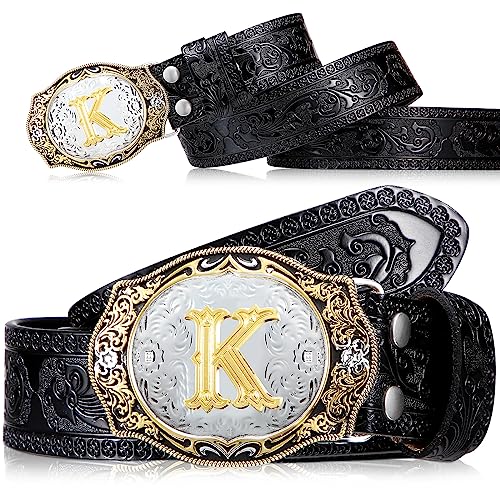 Ceinture western lettre K accessoire de mode pour look country et rodéo au quotidien