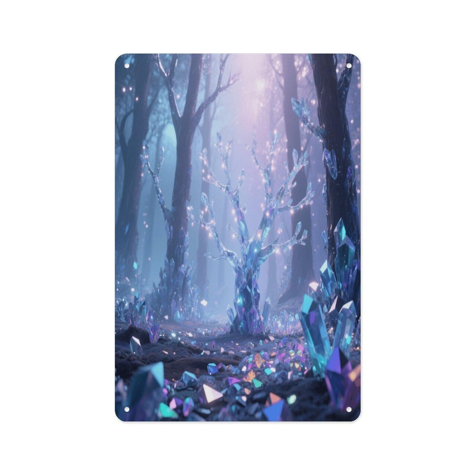 Fekiloot Style Mysterious Land Wall Decor Metal Signs Tin Signs Poster