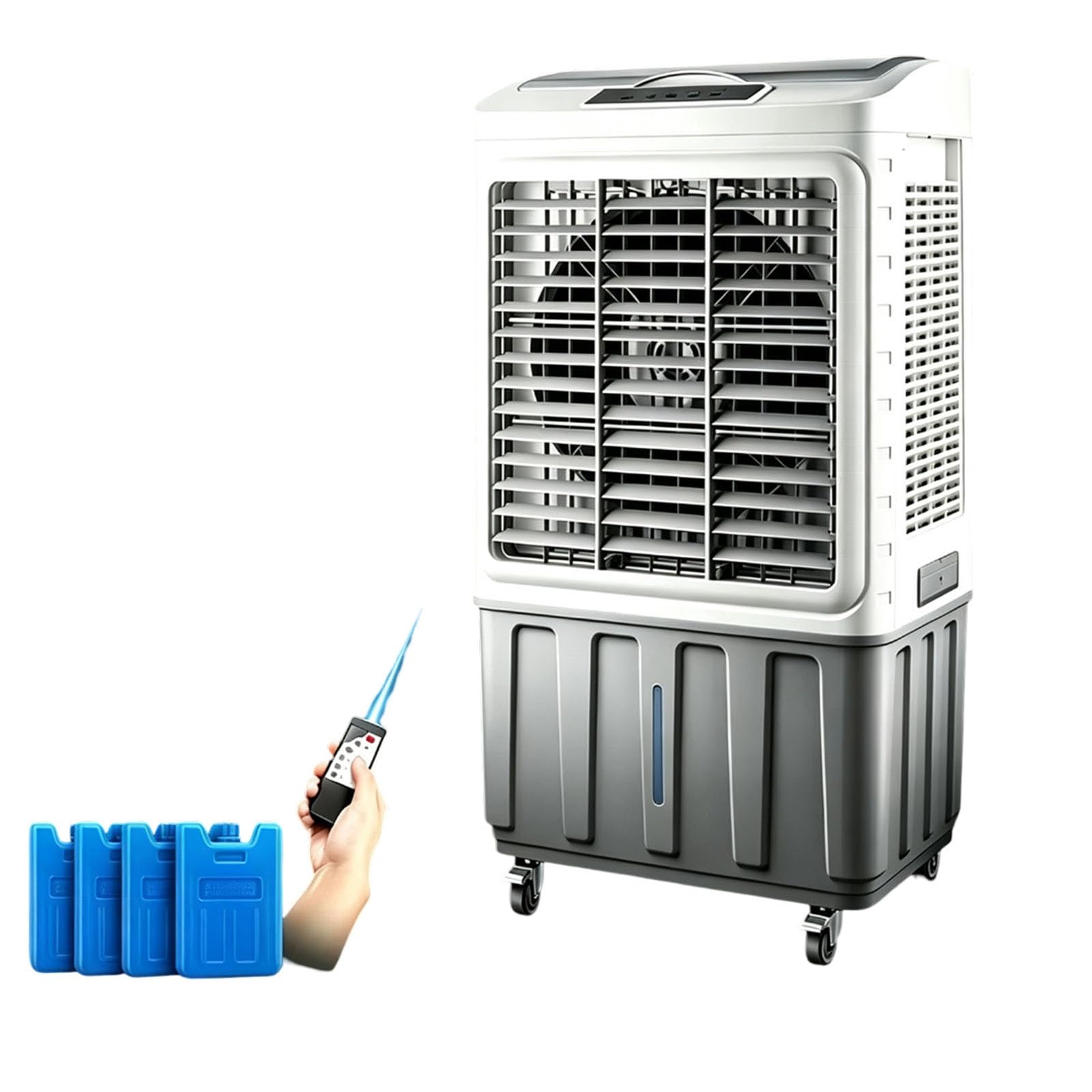 Laohucai One Color Evaporative Air Cooler, 50/55/90L, Swamp Cooler With Remote Control