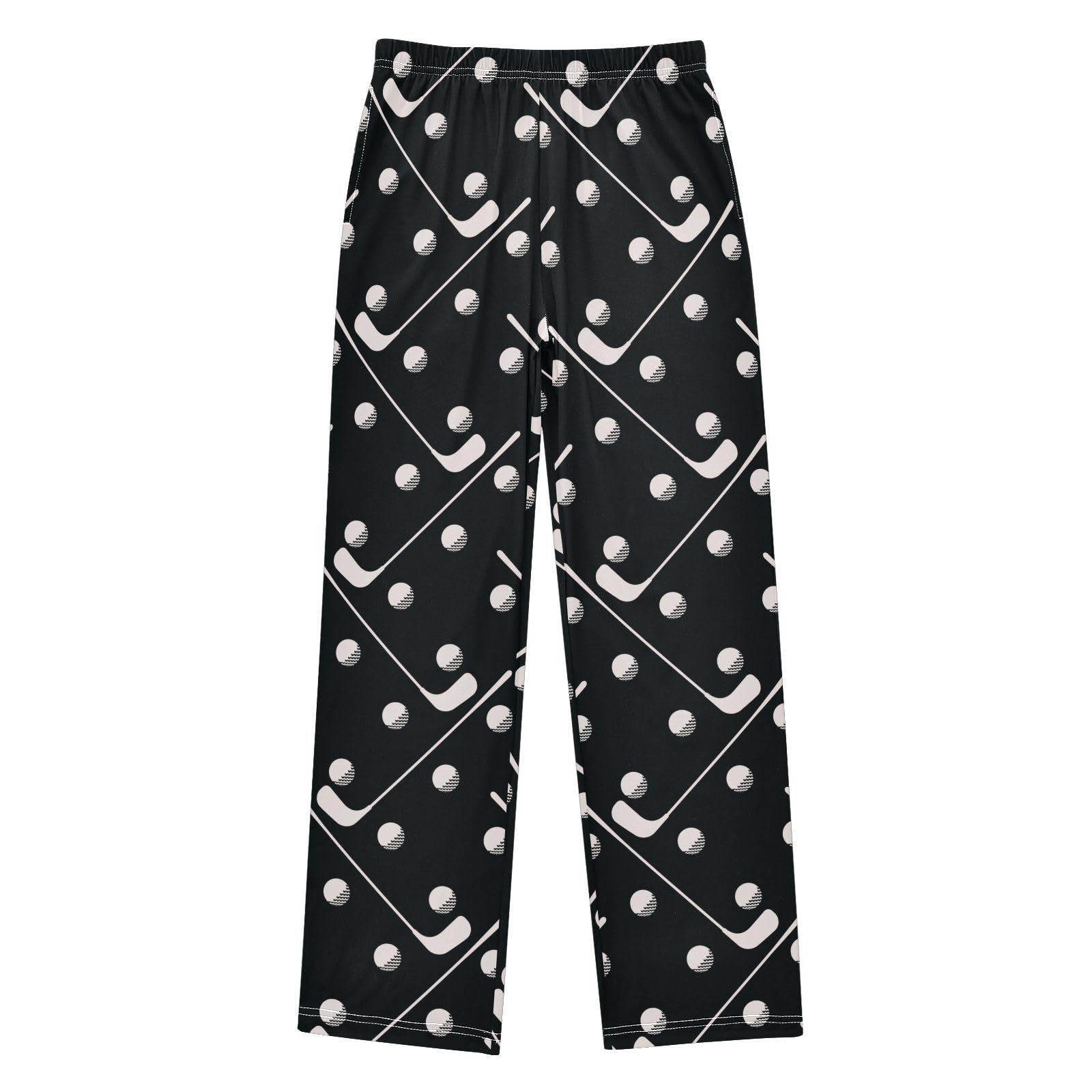 visesunny Boys' Pants Cute Pattern Lounge Pants Elastic Waist Jogger Trousers with Tow Pockets Size S-XL
