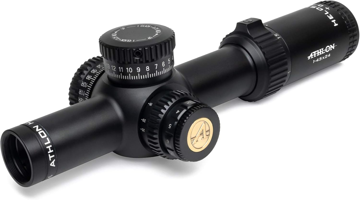 Athlon Optics Helos BTR 1-4.5x24 Riflescope - ATSR3 FFP IR MOA, Black