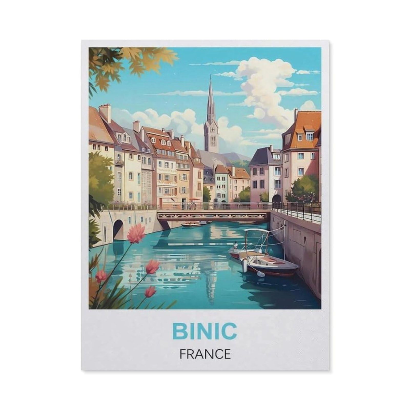 Tin Sign，Binic France(30x40cm）