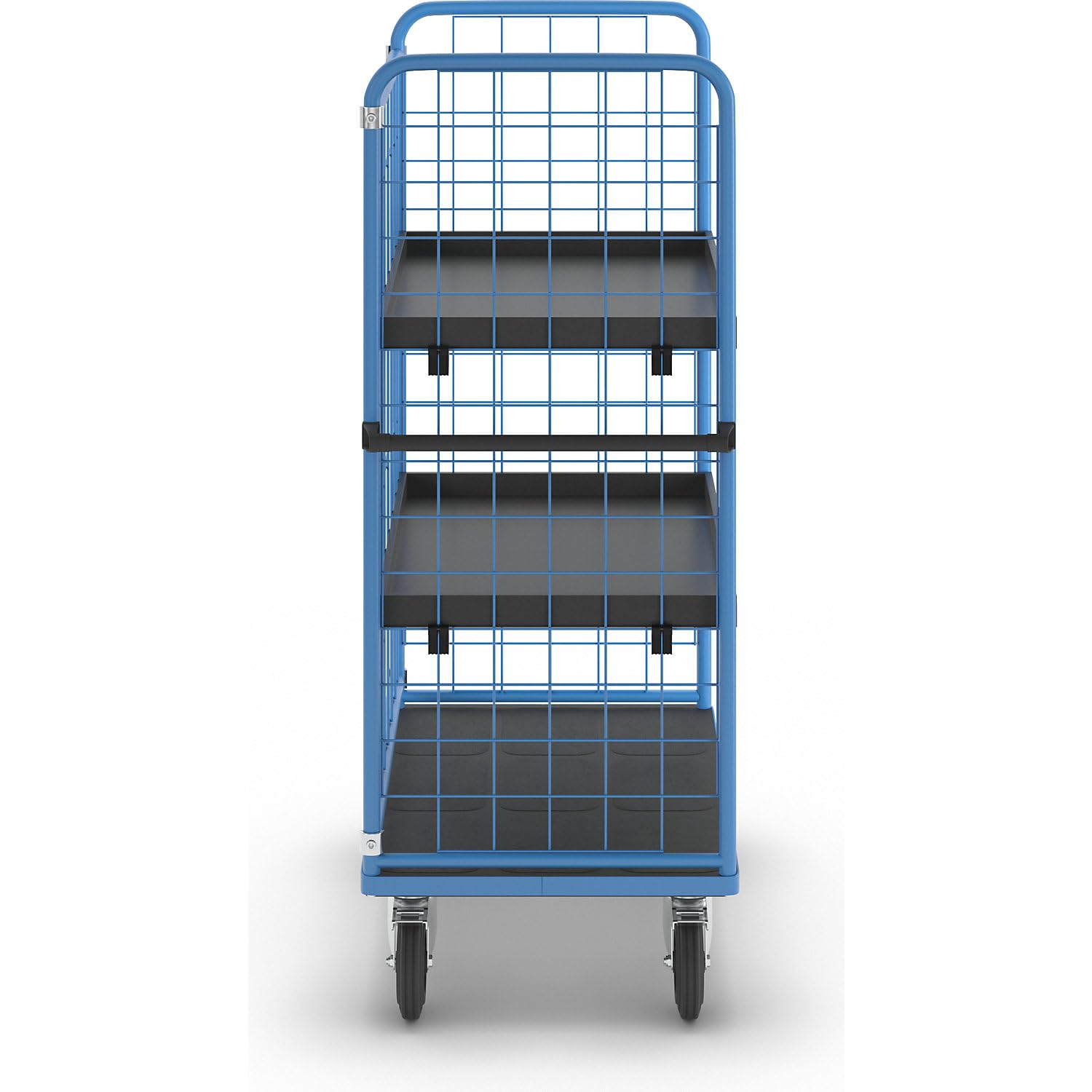 eurokraft Pro | Chariot à tablettes à Trois côtés grillagés