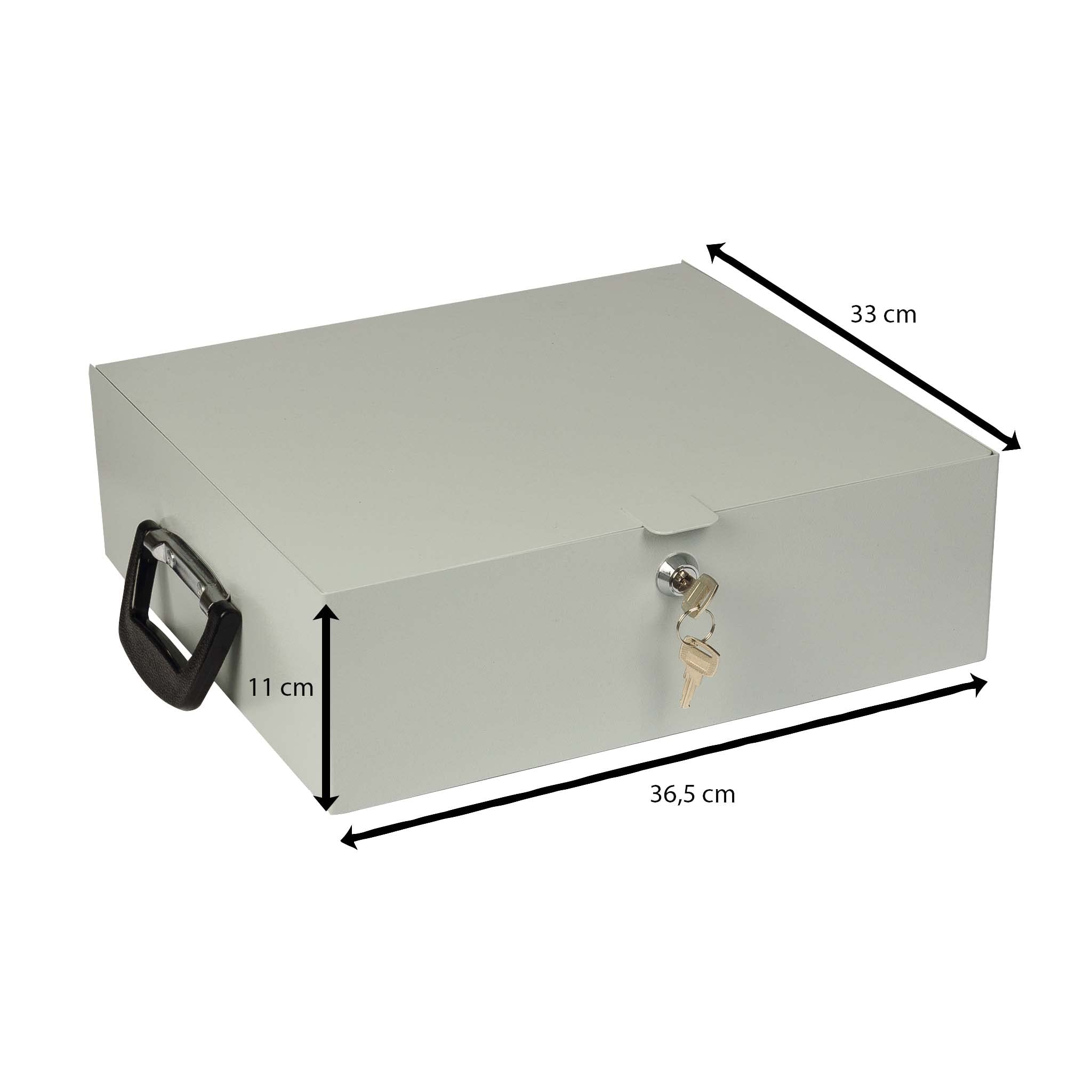 Wedo 1021637 Cassetta Raccoglitori Documenti A4, 36.5 x 33.0x11.0 cm, Grigio