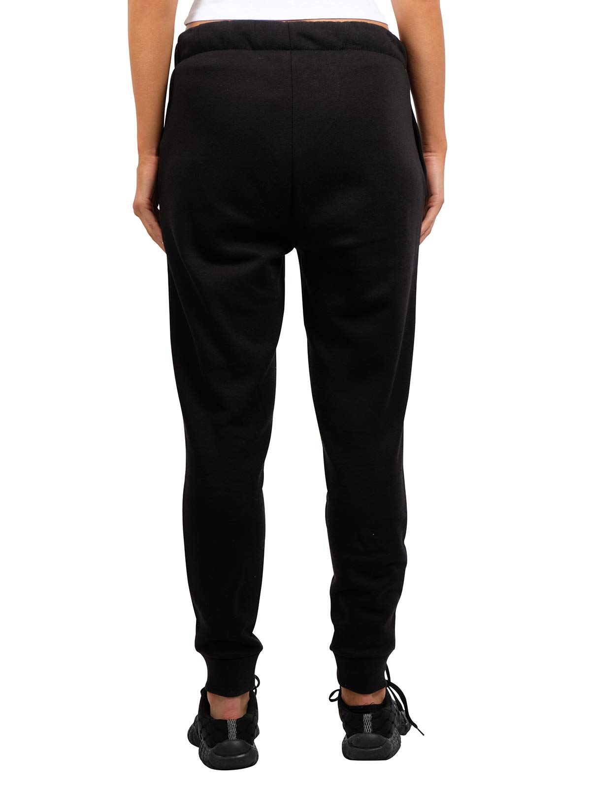 NBA Active Basic - Pantaloni da Jogging da Donna in Pile, con Logo Team Dark