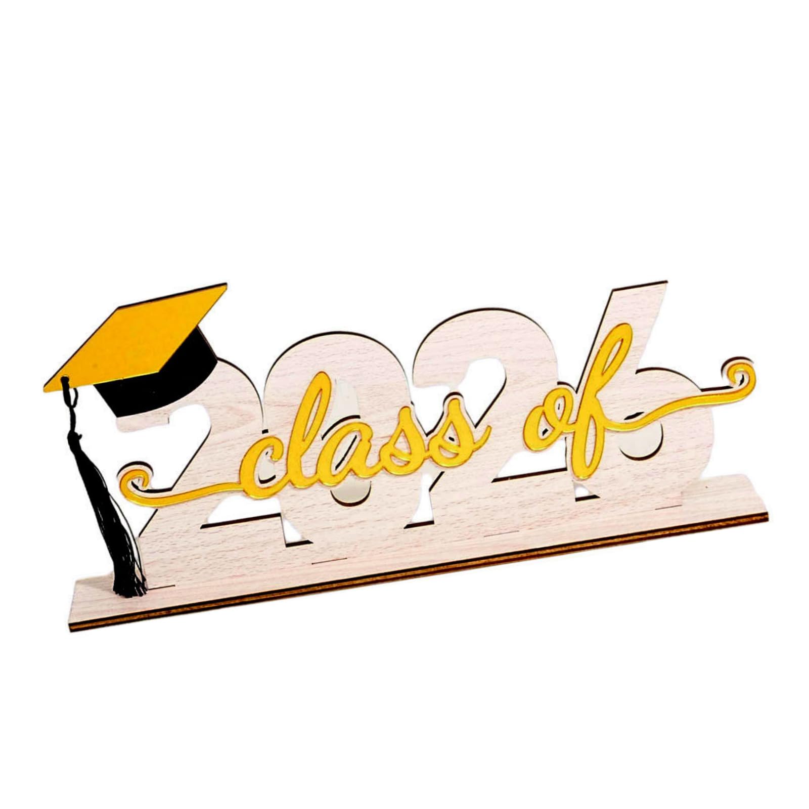 Class of 2026 Wooden Table Centerpieces Graduate Table Signs for Graduation Parties Favor 2026 Graduation Decorations Wood Decor