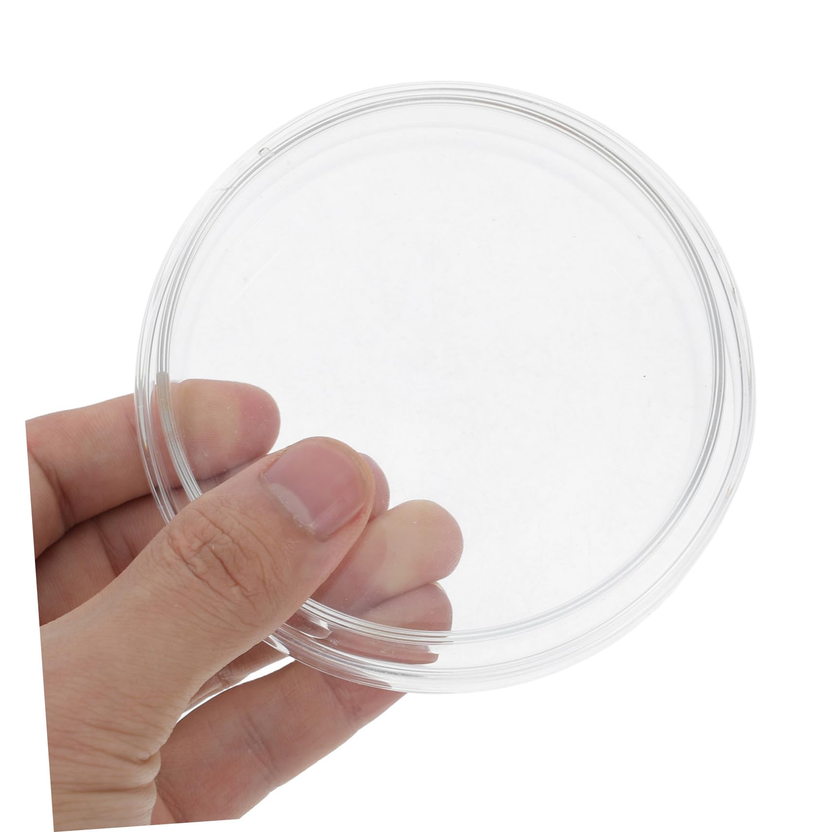 Veemoon 10piezas Placas De Petri De Vidrio Con Tapa Para Cultivos De Nutrientes Experimentos Científicos Uso Laboratorio Célula Microbiológico