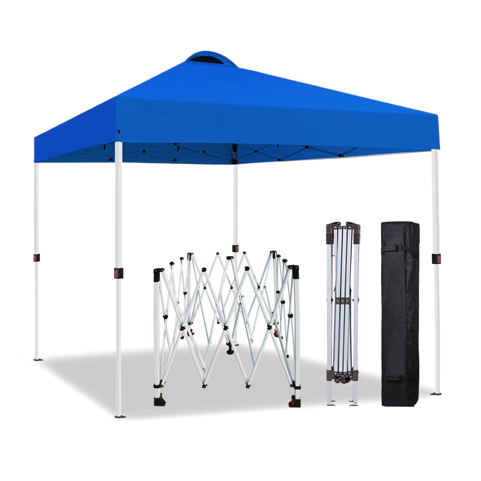 SAILARY 10x10 Pop Up Canopy Tent, One Push Center Lock