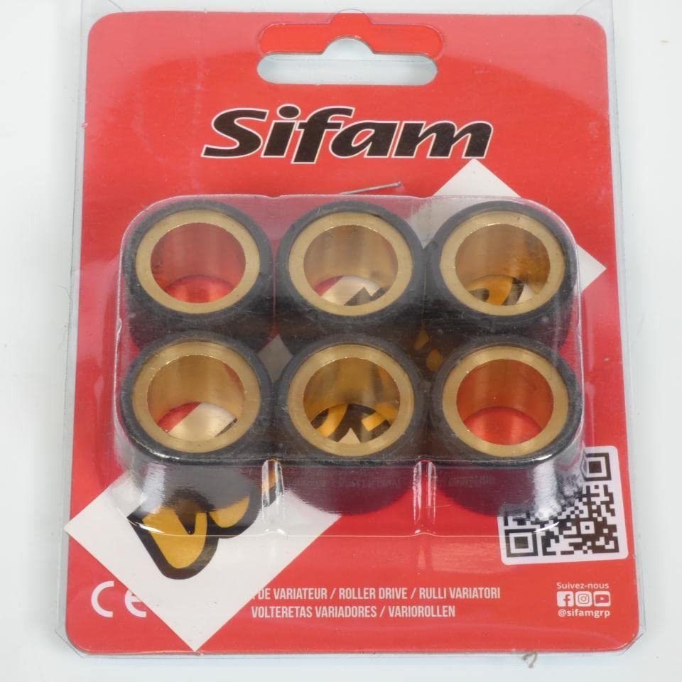 Sifam - Rullo variatore per scooter Suzuki 200 Uh Burgman 2007-2020 24x18 23Grs