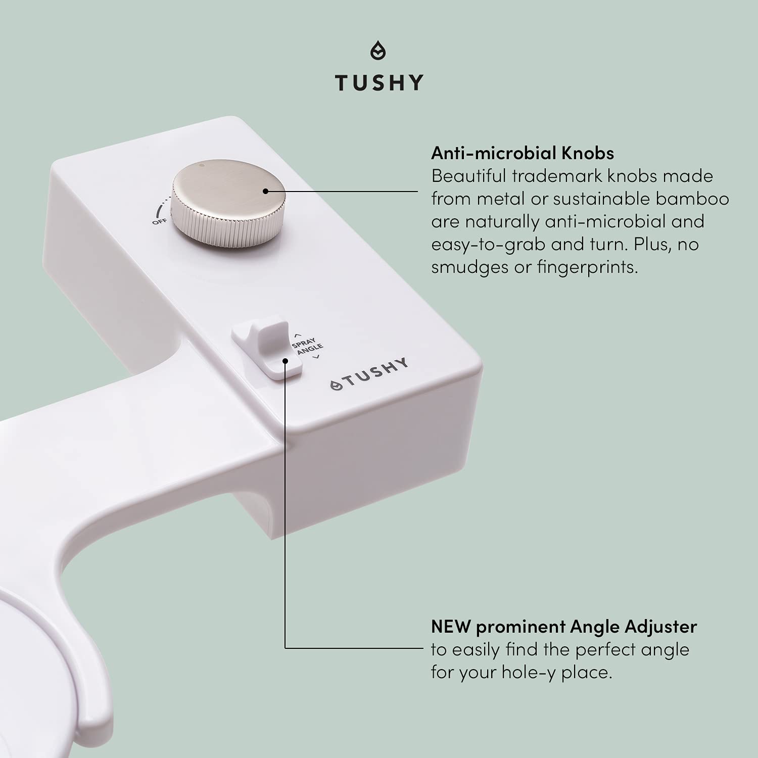 TUSHY Classic 3.0 Bidet Toilet Seat Attachment A NonElectric Self