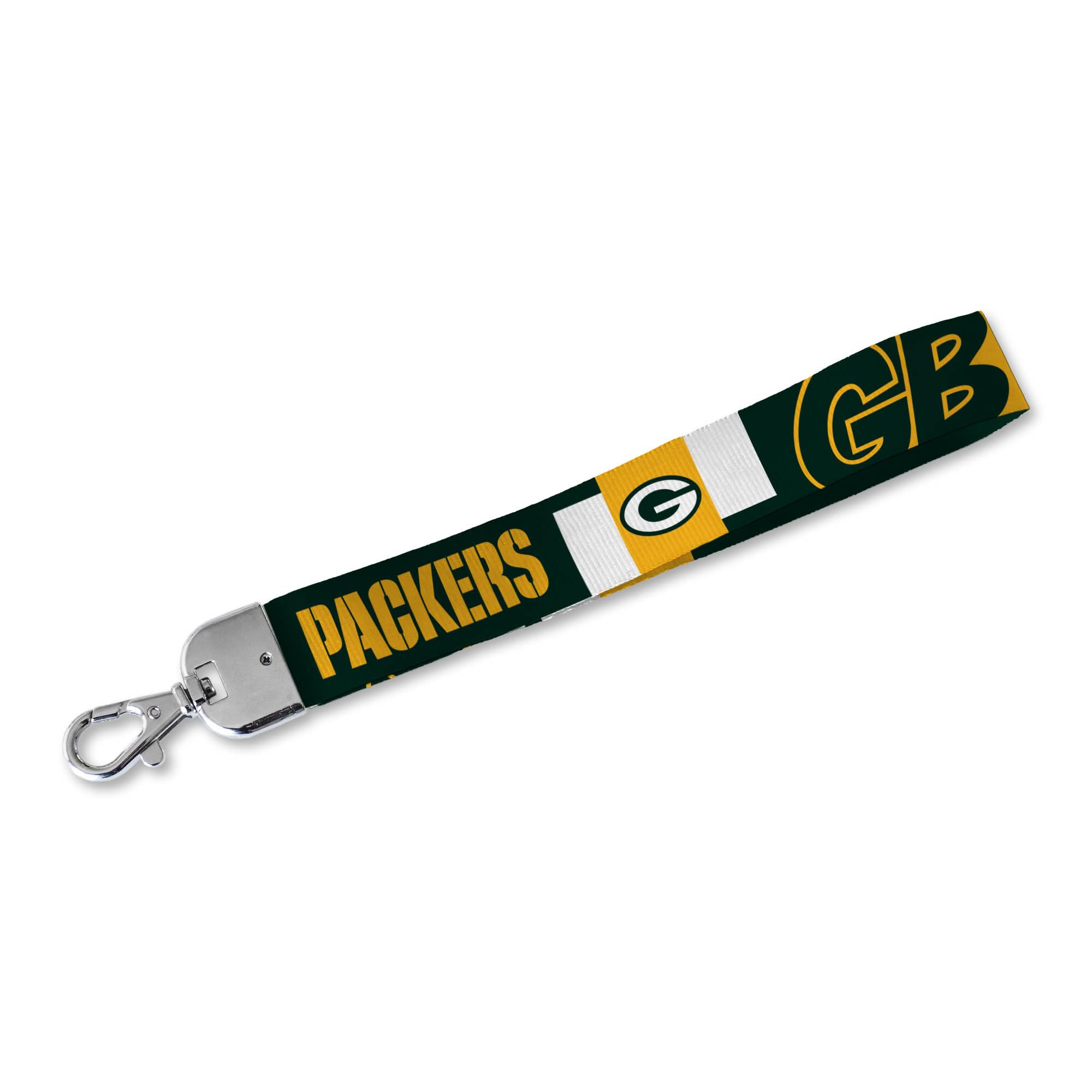 Rico Industries NFL Football Standard Wrist Lanyard Key Chain, Cute Wristlet Strap Holder for Car Keys ID Badges Card Wallet