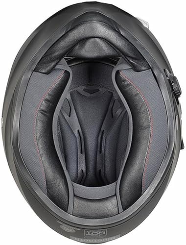 Miniatura 5 de TORC T15 Casco de motocicleta de cara completa con gráfico, negro brillante Midnight Rider, S