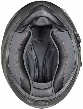 Torc T-15 Full Face Mid Night Rider Helmet (Gloss Black - Small)