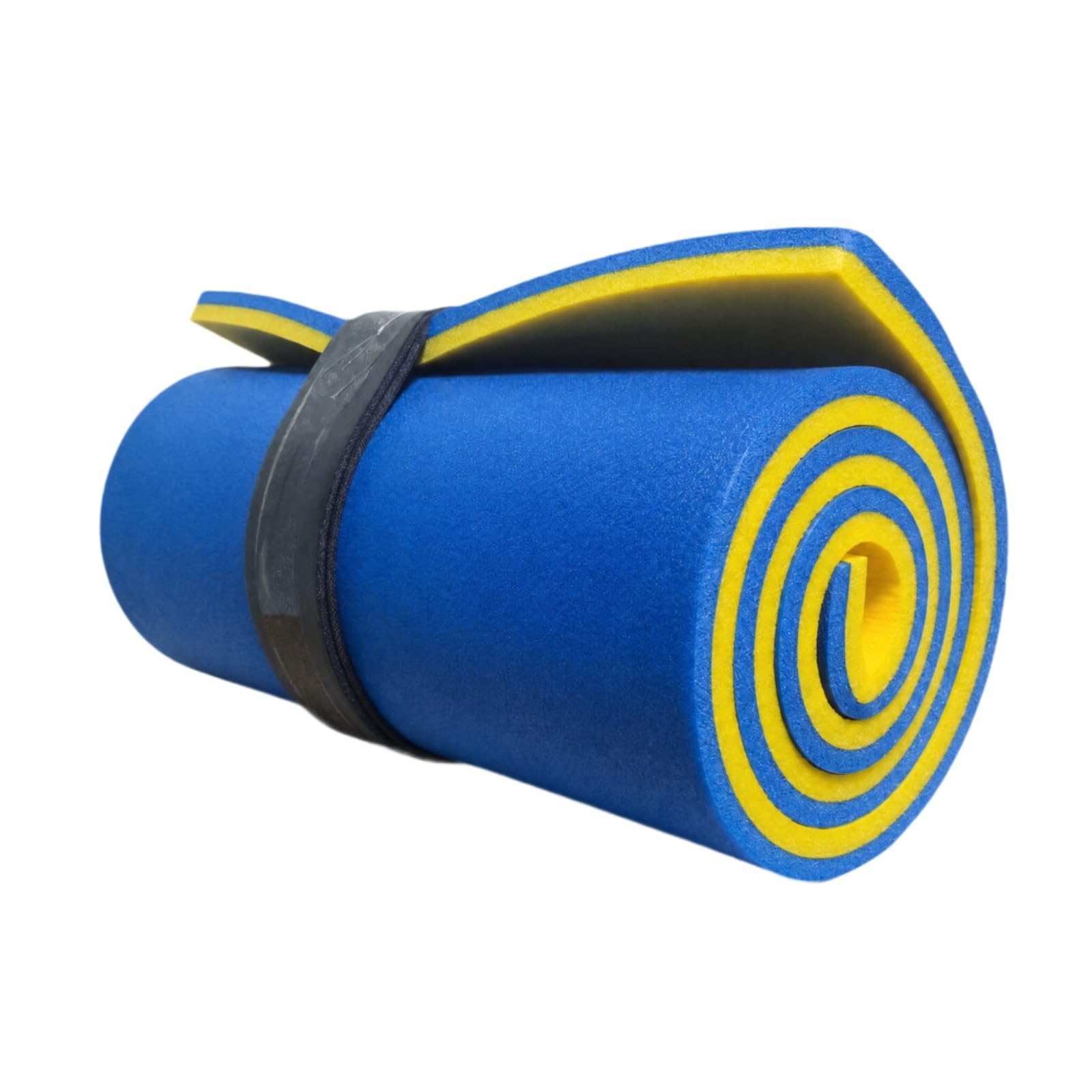 Materassino in Schiuma | Non Gonfiabile, Tappeto Gggiante in Schiuma, Durevole, Attrezzatura, per Piscina, Spiaggia, Famiglie, Giallo-, 180x55x2.2cm