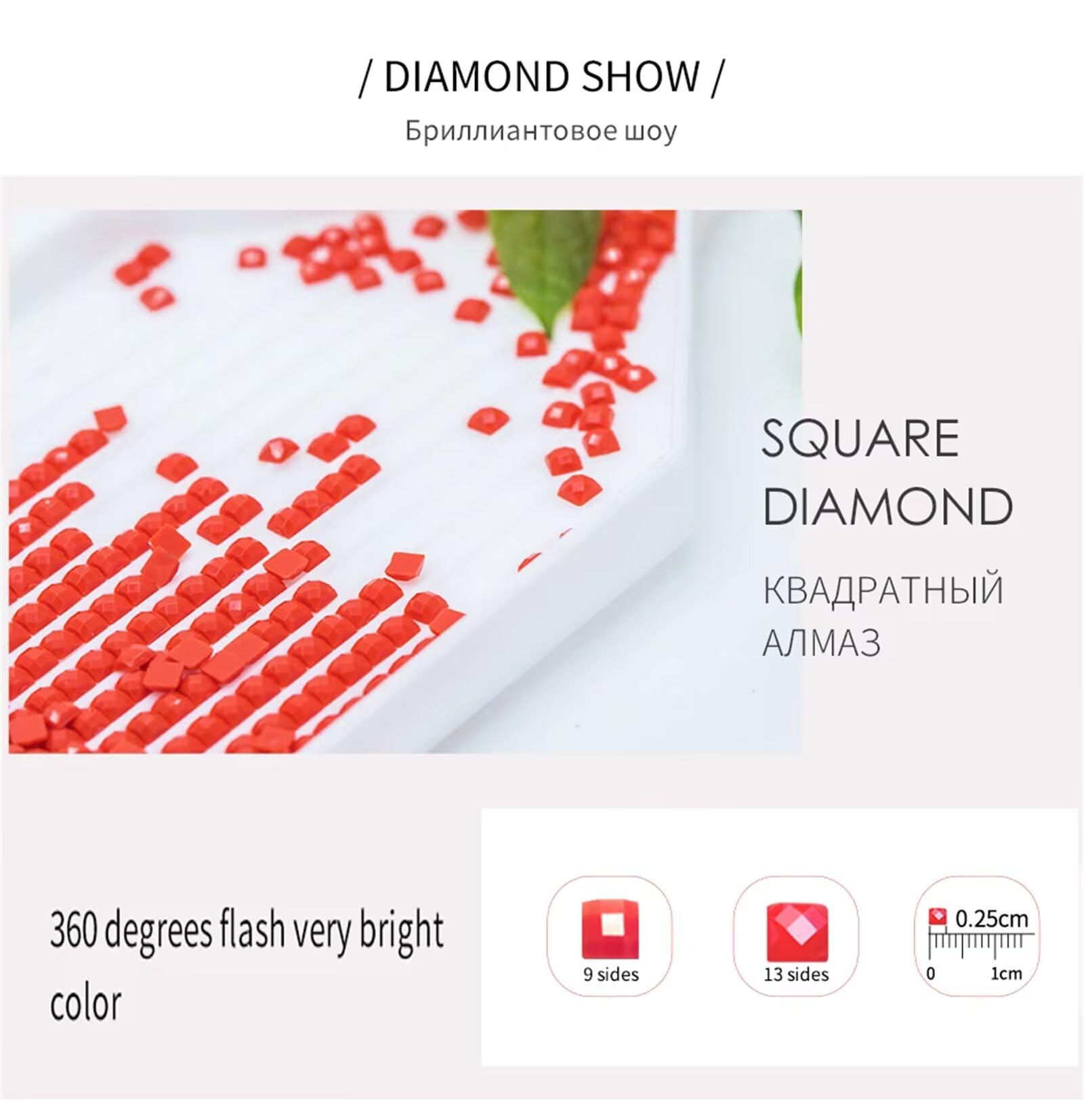 Jinmer Bunter Baum Diamond Painting Set,5D DIY Diamant Painting Bilder Full Vierkantbohrer Kristall Stickerei Kreuzstich Kunsthandwerk Home Schlafzimmer Büro Wand Dekoration 105x105cm
