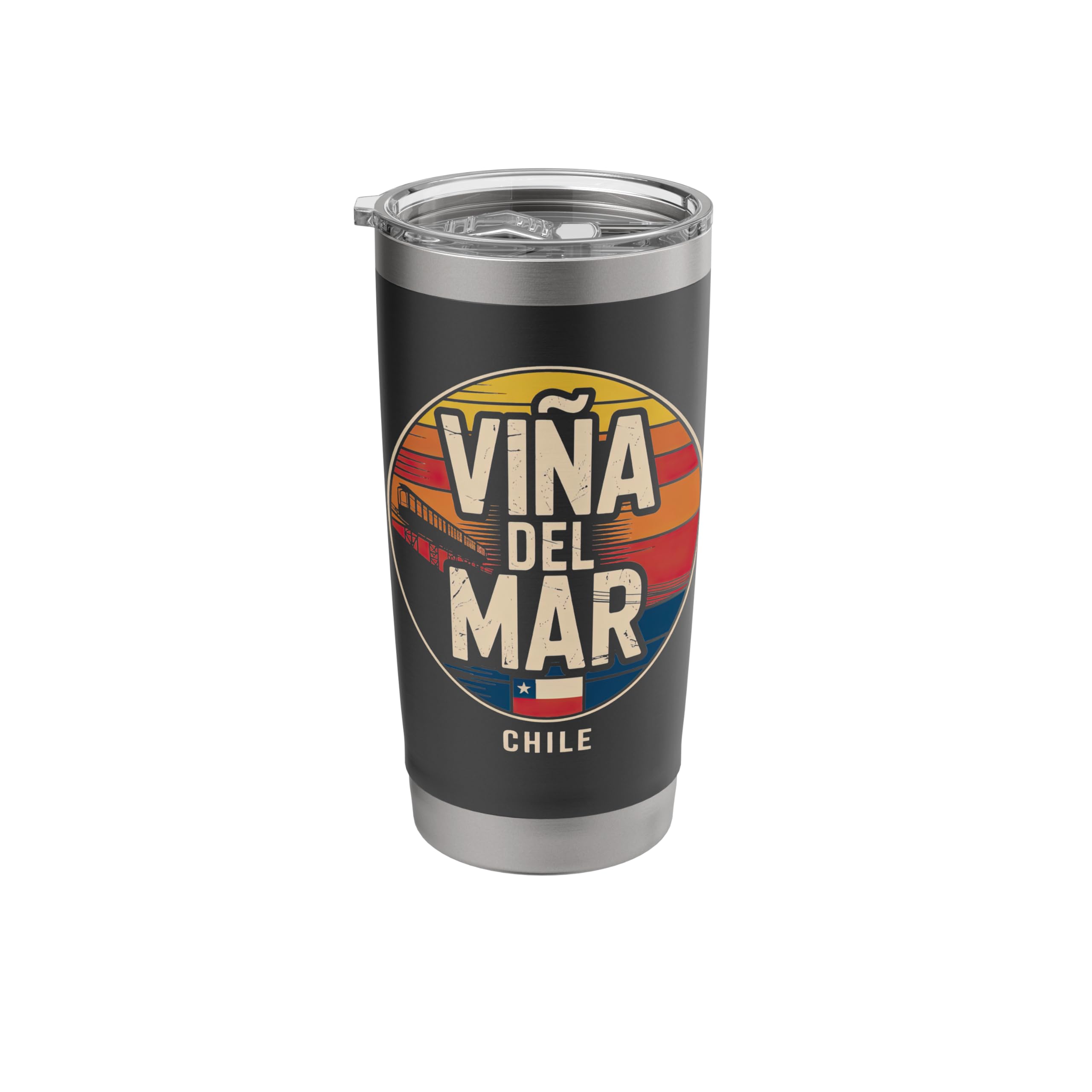 Viña del Mar Chile Coastal City Travel Design Stainless Steel Insulated Tumbler
