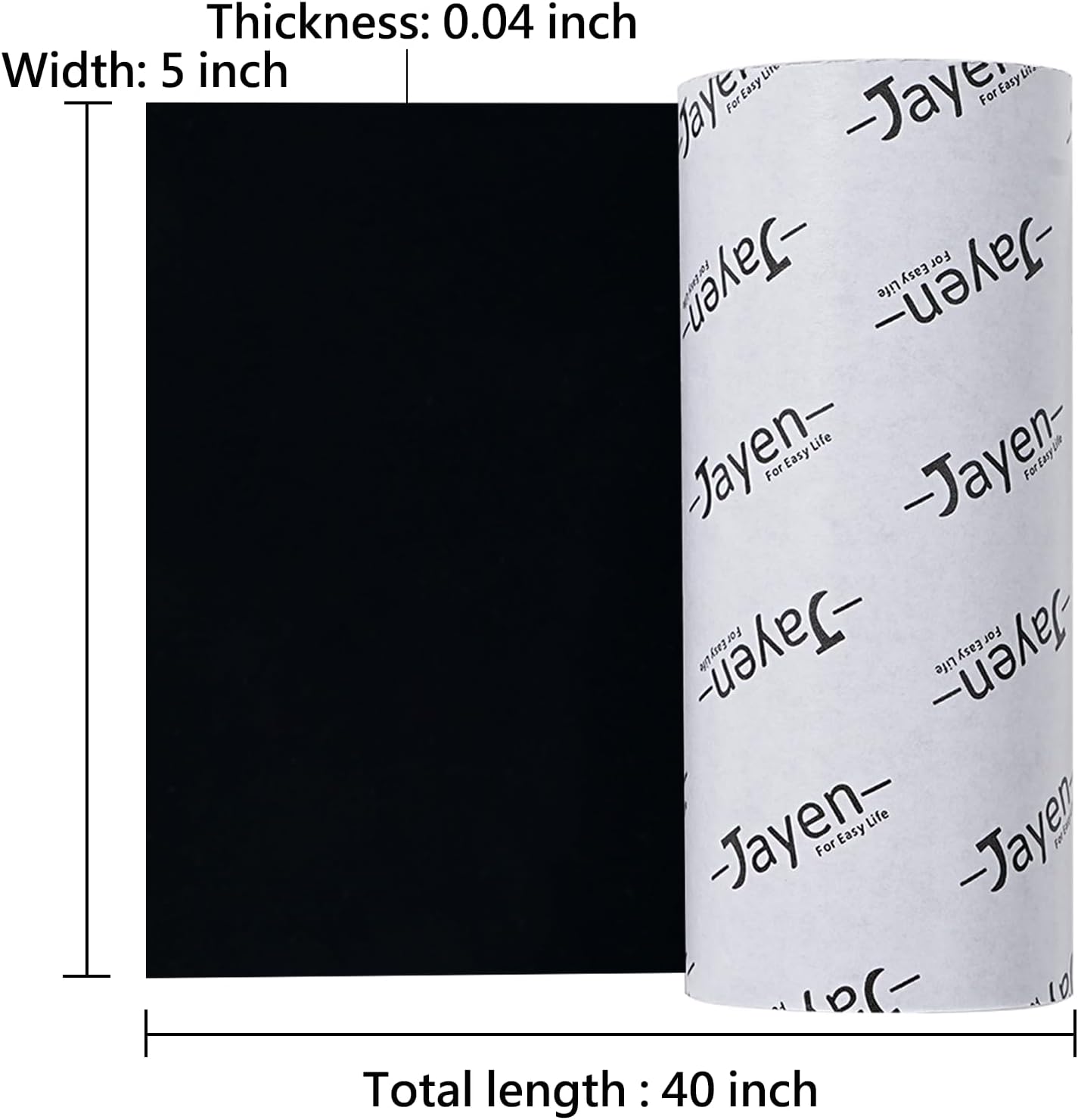 Non Slip Self Adhesive Silicone Cuttable Furniture Pads - 5x40 inch Versatile Non-Slip Silicone Pads for Variety of Objects, Appliances and Furniture