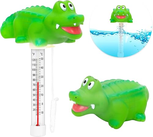 Miniatura 4 de XY-WQ Termómetro flotante para piscina, tamaño grande, fácil de leer para la temperatura del agua con cuerda para piscinas, jacuzzis, estanques,