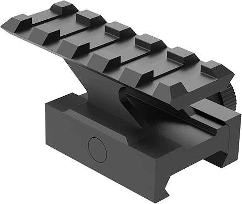 Miniatura 7 de FSI 1"0.83"0.5" Montaje en elevador 5 ranuras transparente WeaverPicatinny Rail Mount