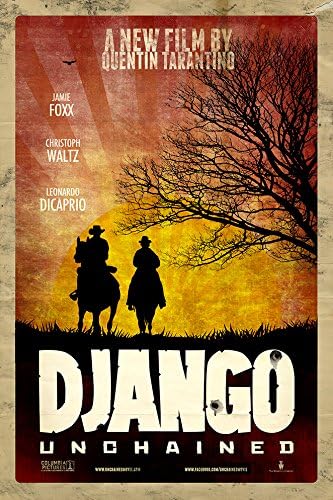 Django Unchained Movie Poster (Quentin Taratino, Jamie Foxx) - 24x36" (60.96 x 91.44 cm) A Certified PosterOffice Print with Holographic Sequential Numbering for Authenticity