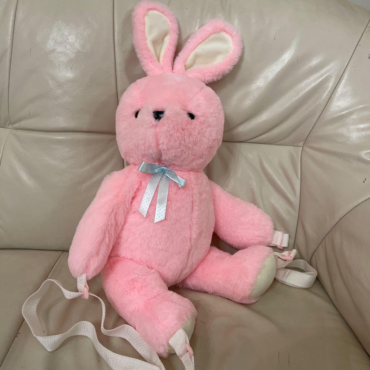 Amazon.co.jp: RIBBON ANIMAL HUG RUCK ぬいぐるみリュック うさぎ