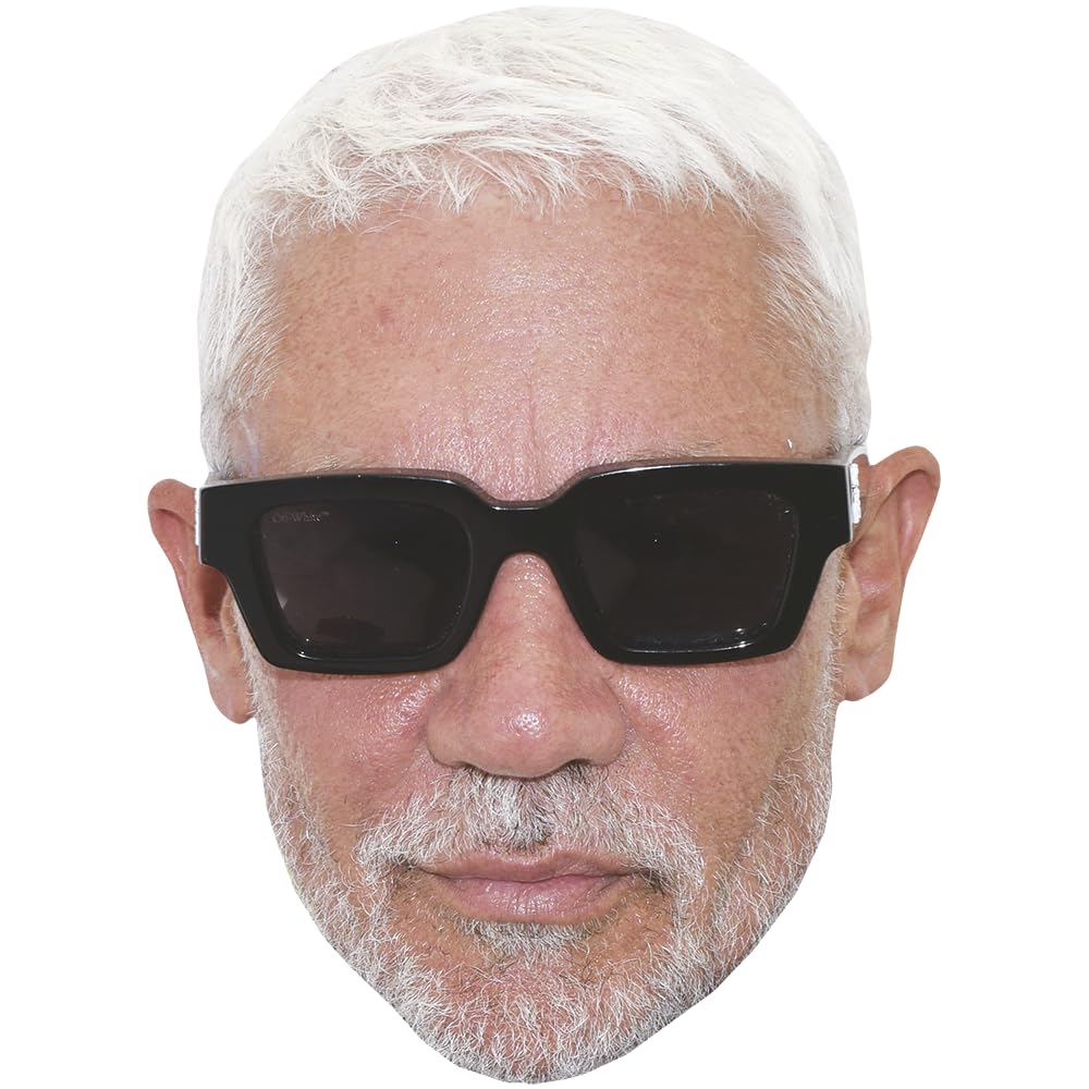 Wayne Lineker (Sunglasses) Celebrity Mask, Flat Card Face, Fancy Dress Mask