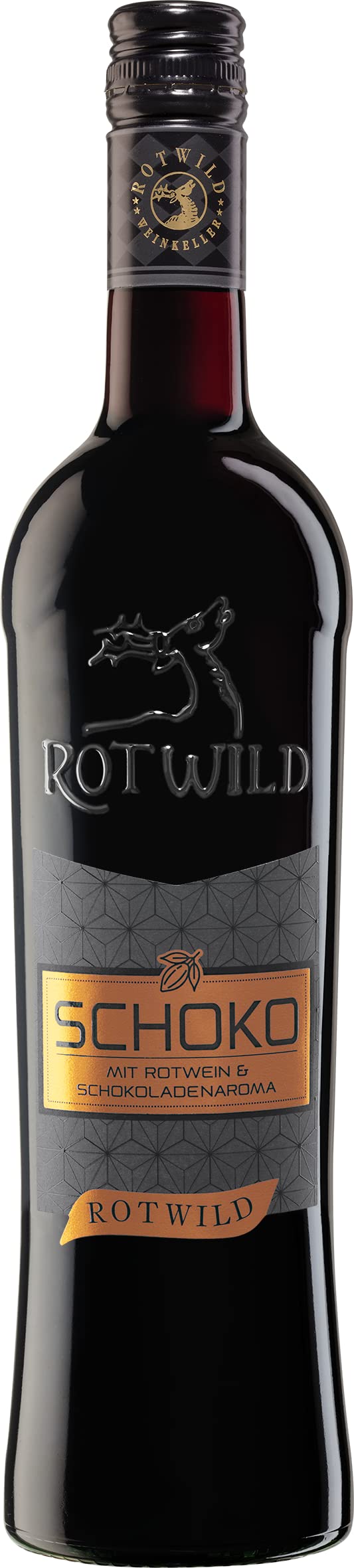 Rotwild Schoko, ein süßer Rotwein mit sinnlicher Schokoladenverführung (6 x 0.75l)