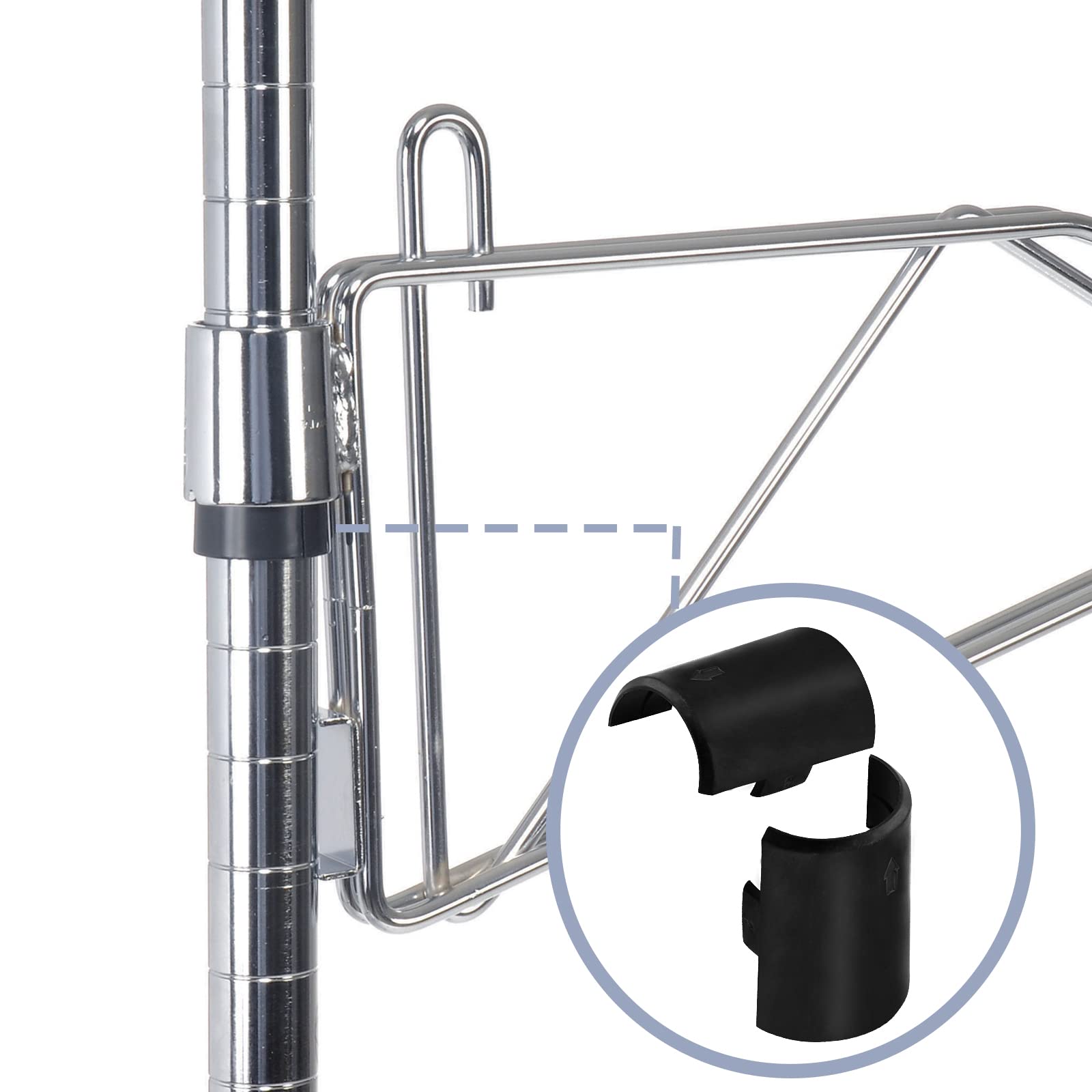 Wire Shelf Clips - 72 Pack -4