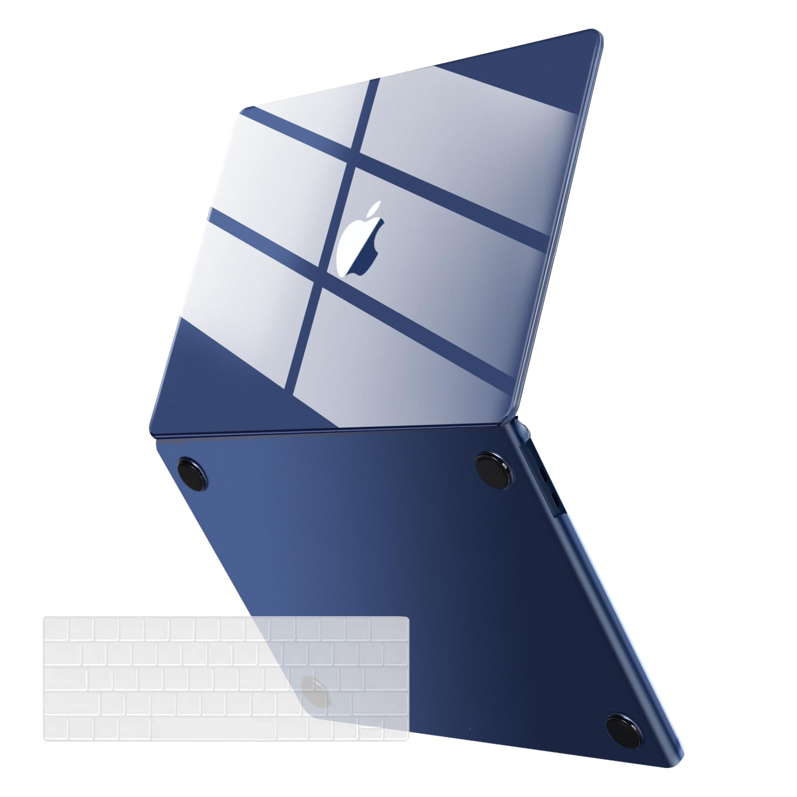 MOSISO Compatible with MacBook Pro 13 inch Case M2 2025-2016 A2338 M1 A2251 A2289 A2159 A1989 A1708 A1706, Surpass Natural Beauty Protective Plastic Hard Shell Case&Keyboard Cover, Crystal Midnight