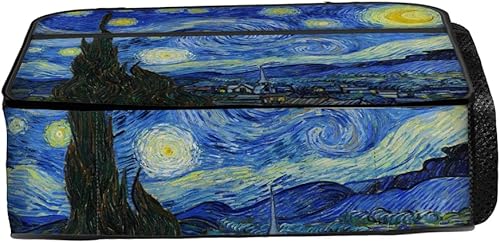 Miniatura 7 de Van Gogh - Bolsa de almuerzo reutilizable con aislamiento de noche estrellada, mantiene la comida más fresca, bolsa térmica para mujeres y hombres