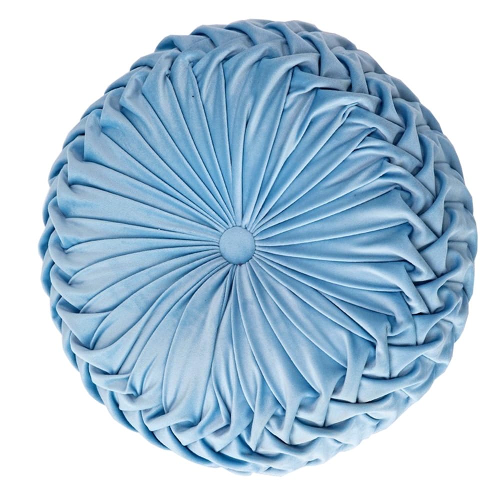 Round Chair Pad Seat Cushion Pink/Grey Diameter 38cm Cushion Floor Pillow Deco Washable for Home Sofa Office Kitchen (Color : N7, Size : 38X10CM(15X4inches))