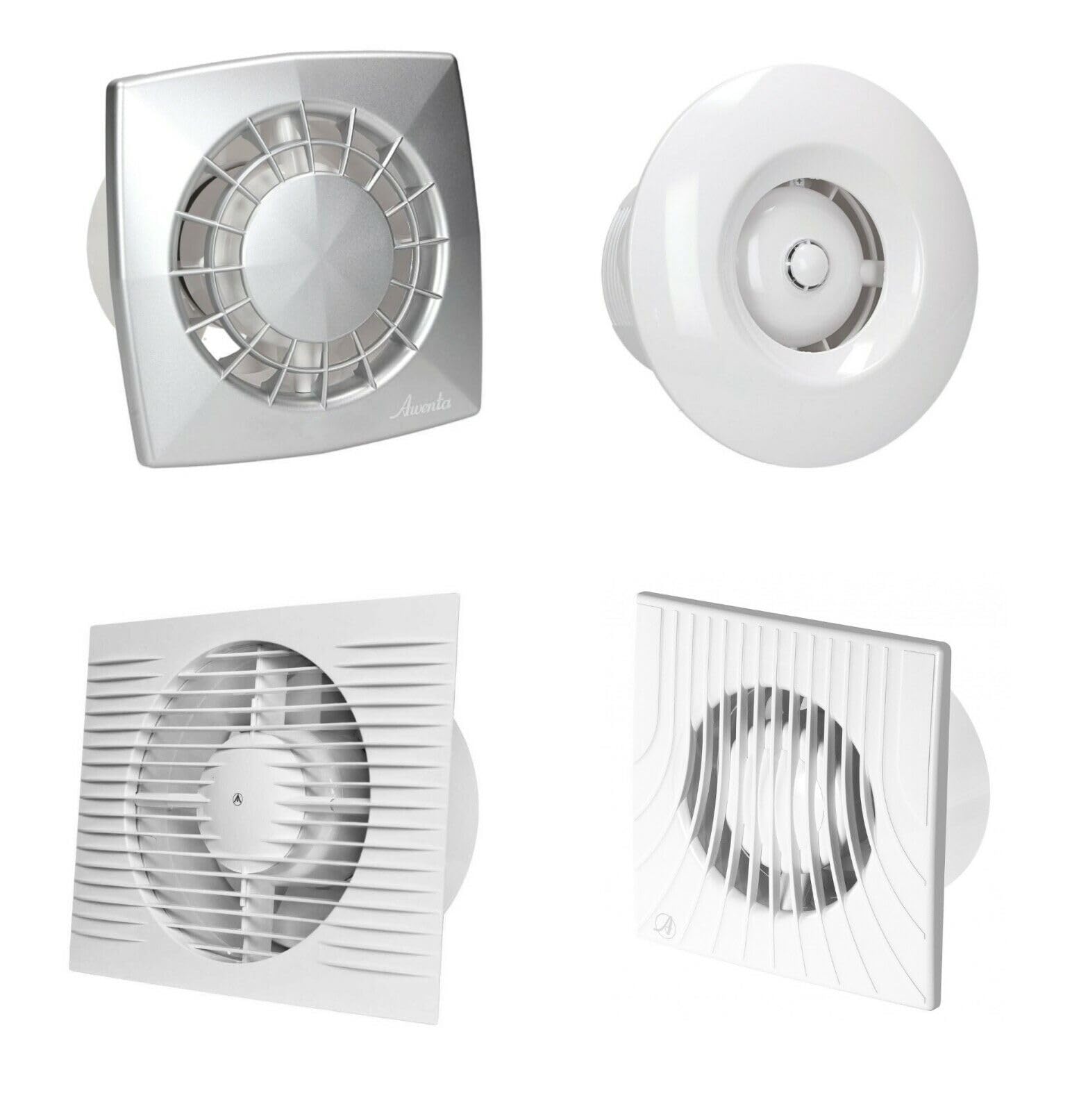 Armar Trading LTD Bathroom Extractor Fan 100mm with Cord Switch and Ball Bearing WR100W