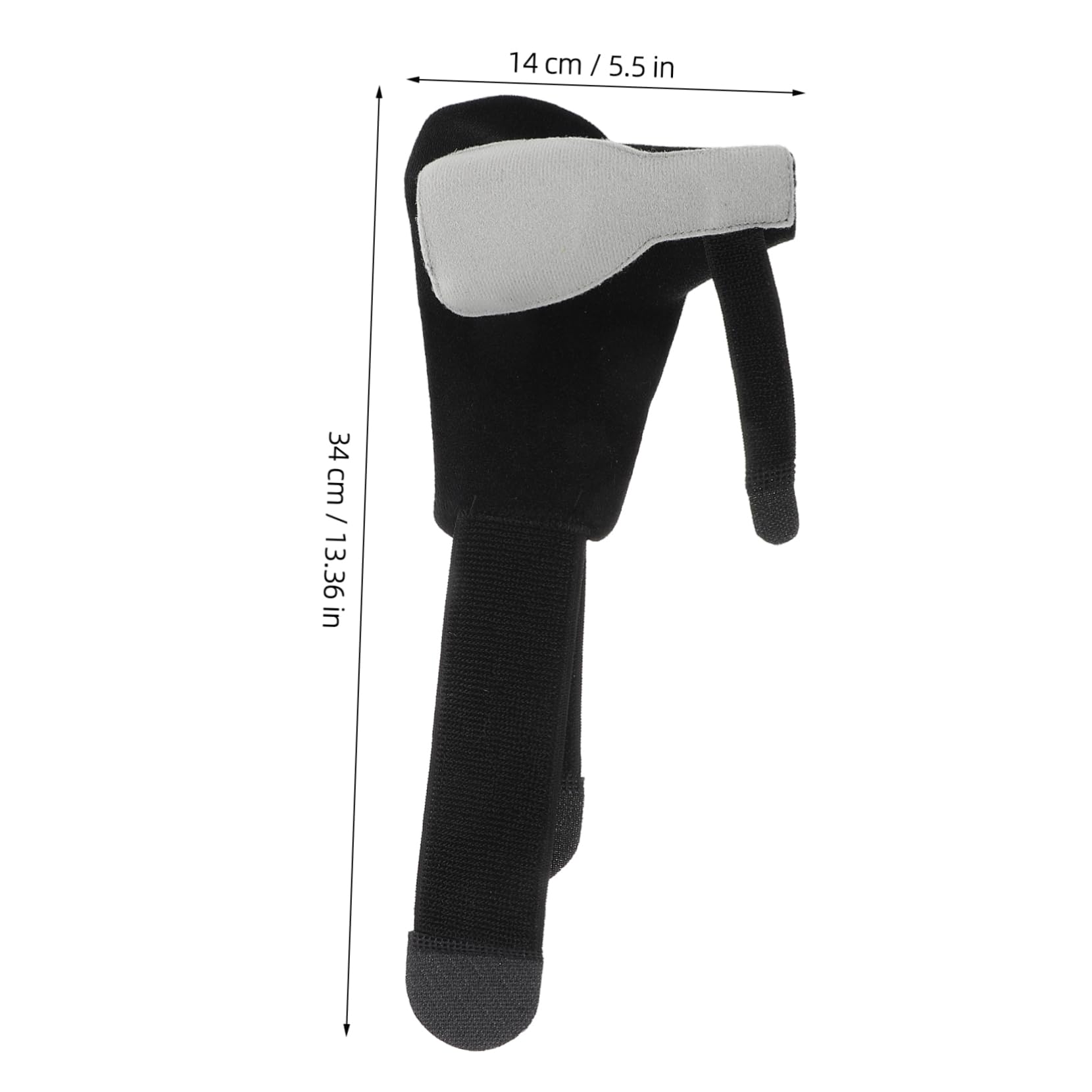 BESTonZON Thumb and Wrist Support Brace Stabilizer Finger Sleeve Protector for Sports Compression Injury Prevention Easy Application Grey