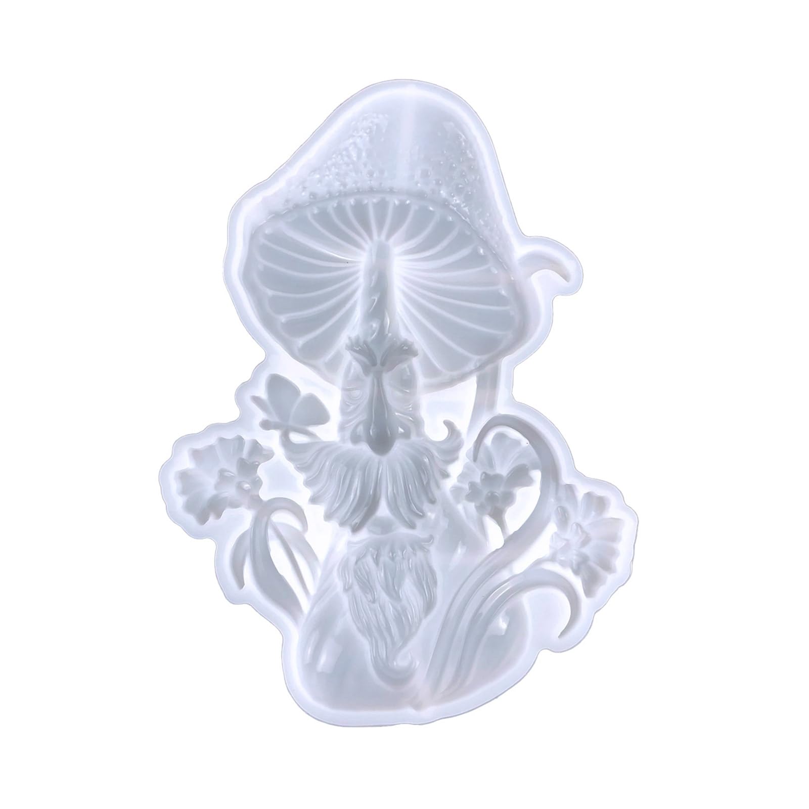 NEWFT Mushroom Silicone Resin Mold Silicone Mold for Epoxy Casting Display Mould for Resin Crafts Home Decorations