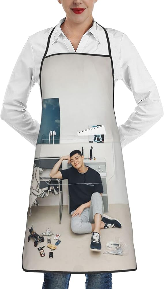 Amazon Co Jp パクソジュン Park Seo Jun ファッションエプロン キッチン用品 防汚 1つのポケット付きキッチンカフェガーデニングショップエプロンワークシンプルなフリーサイズのあご料理 ホーム キッチン