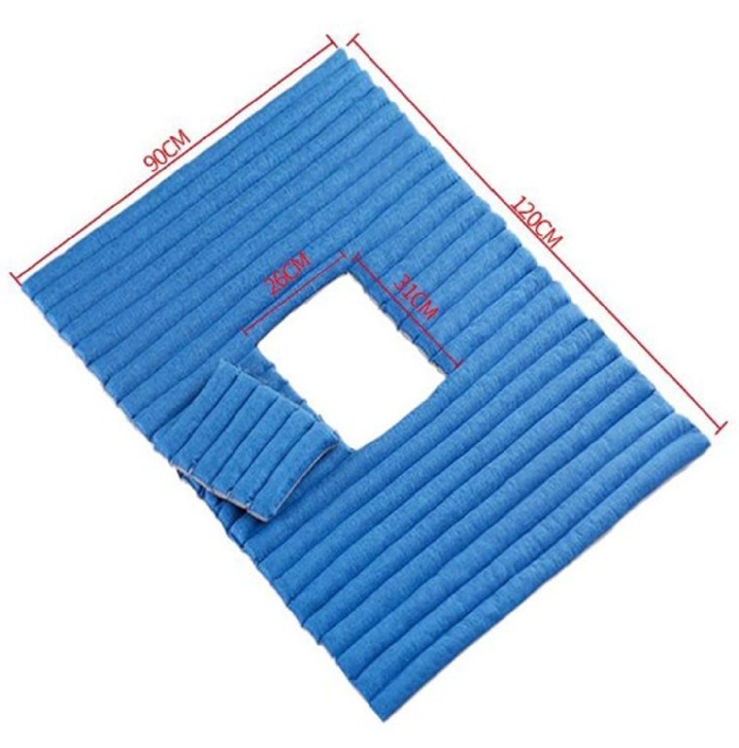 Materassino Antidecubito Per Letto, Cuscino Antipressione Per Anziani E Pazienti Allettati, Supporto Confortevole, Aiuta A Prevenire Piaghe Imbottitura In Cotone Morbido,Impermeabile 120*90cm