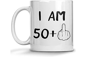 Middle Finger Coffee Cup on Bottom for 51 Years Old