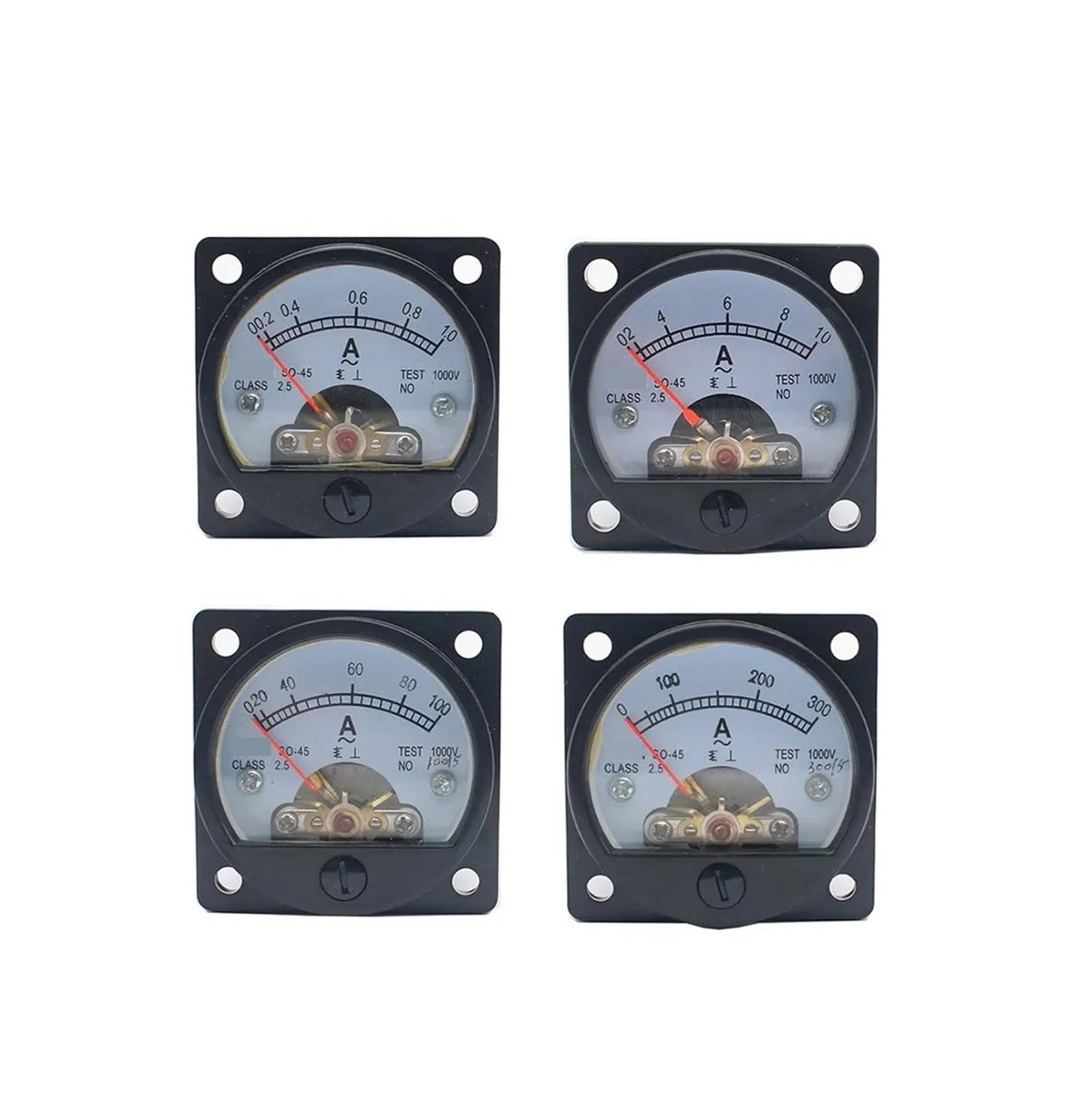Duravik Ac Panel Amp Meter Analog Ammeter 1A 2A 3A 5A 10A 15A 20A 30A 50A Etc,Pointer Meter/Current Meter/Panel Meter(3A)