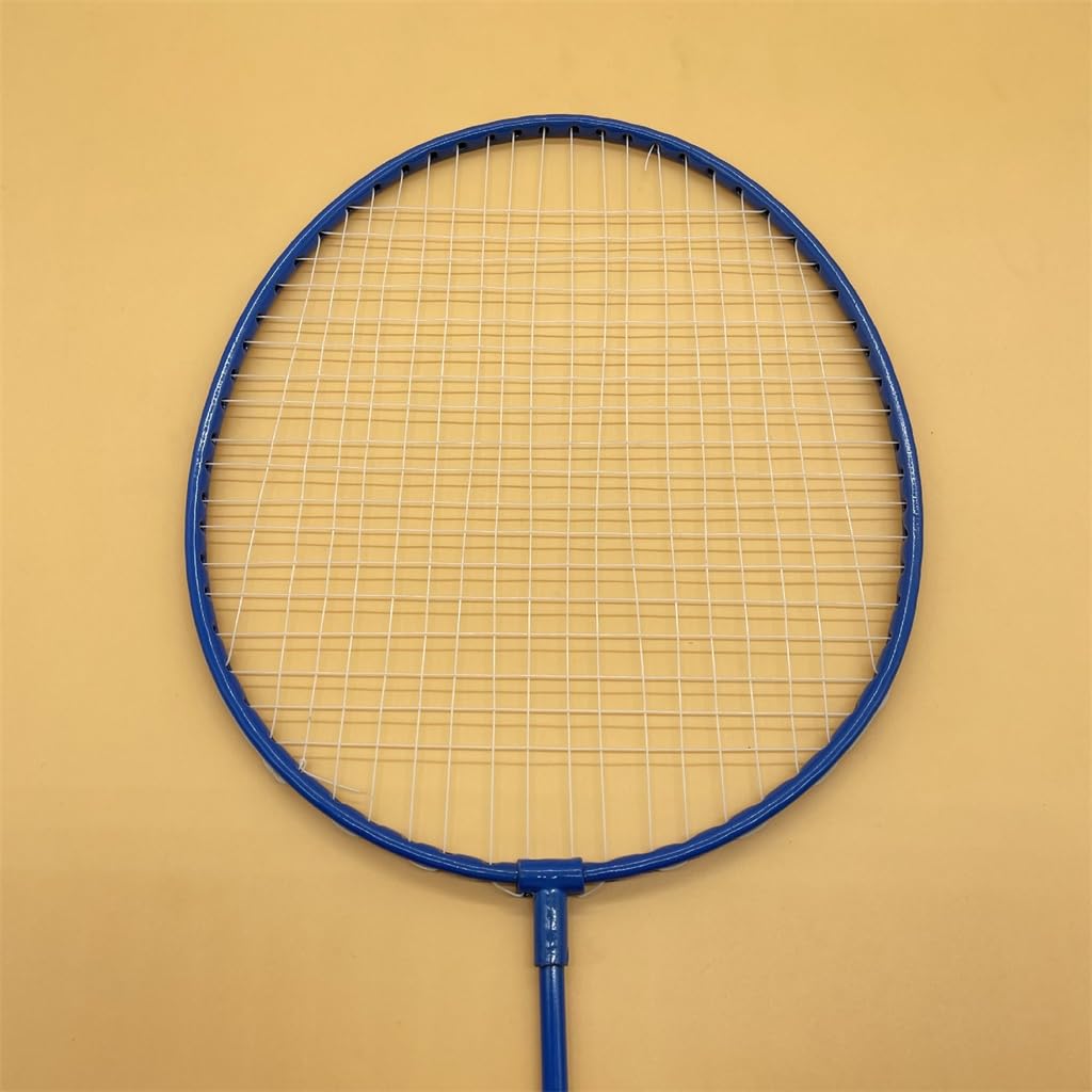Small Stick Set Badminton Racket Iron Racket with Ball Outdoor Recreational Playing
