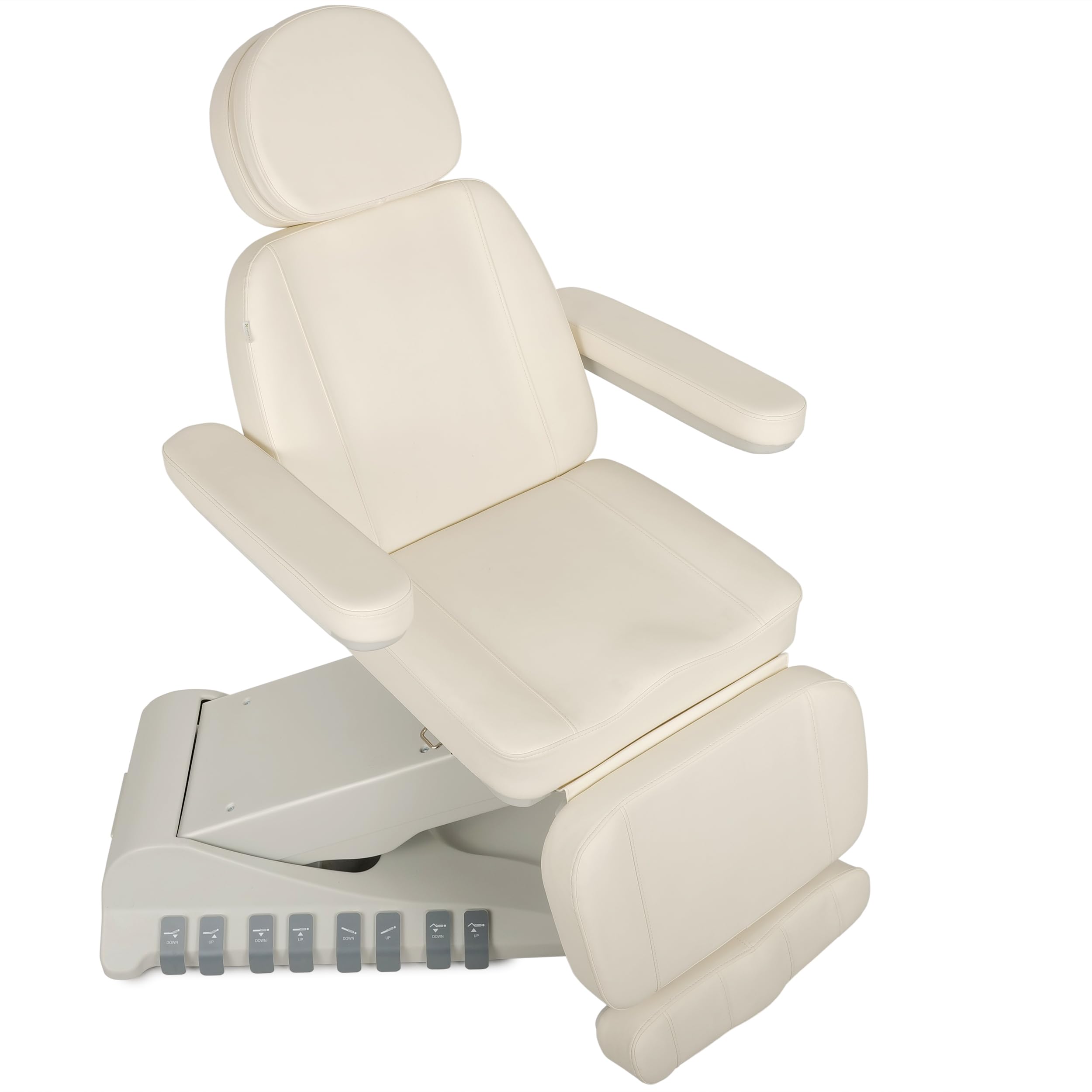 HABYS Luxoria PRO 5 Elektrische Kosmetikliege | Beheizbare Beautyliege mit 5 Motoren, Drehfunktion & Fußsteuerung | Kosmetikstuhl für SPA, Ästhetische Medizin & Massage