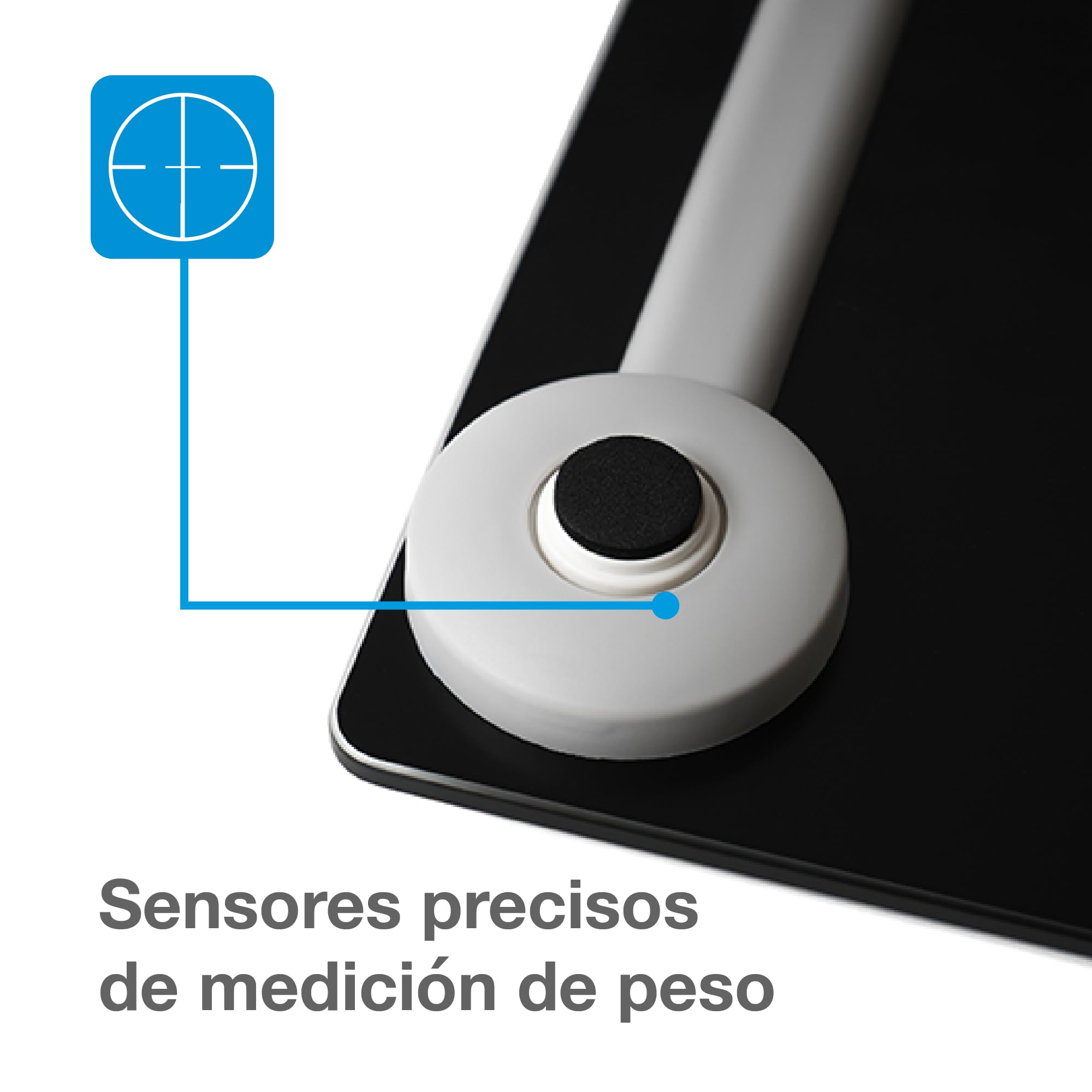 Citizen Bilancia Pesapersone Digitale in Vetro Temperato, Bilancia da Bagno Precisa 0,1 kg con Display LCD Grande, Tecnologia Step-On, Design Ultrasottile 22 mm, Bianco