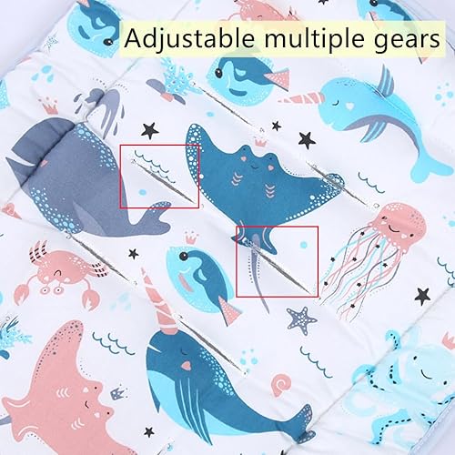 Miniatura 3 de Forro de asiento de cochecito de bebé, tapete universal transpirable para asiento de cochecito de bebé, almohadilla de algodón grueso para cochecito