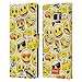 Head Case Designs Licenciado Oficialmente Emoji® Pegatinas Smileys Carcasa de Cuero Tipo Libro Compatible con Samsung Galaxy S7 Edge